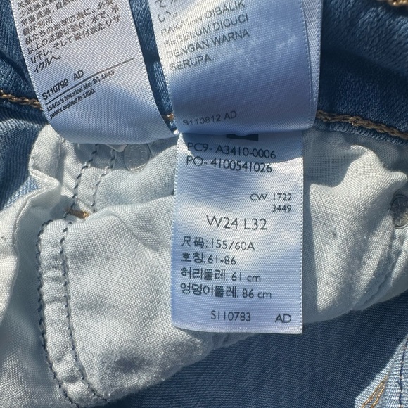 Levi’s flare jeans size 24 style 726 boot cut - Picture 7 of 9